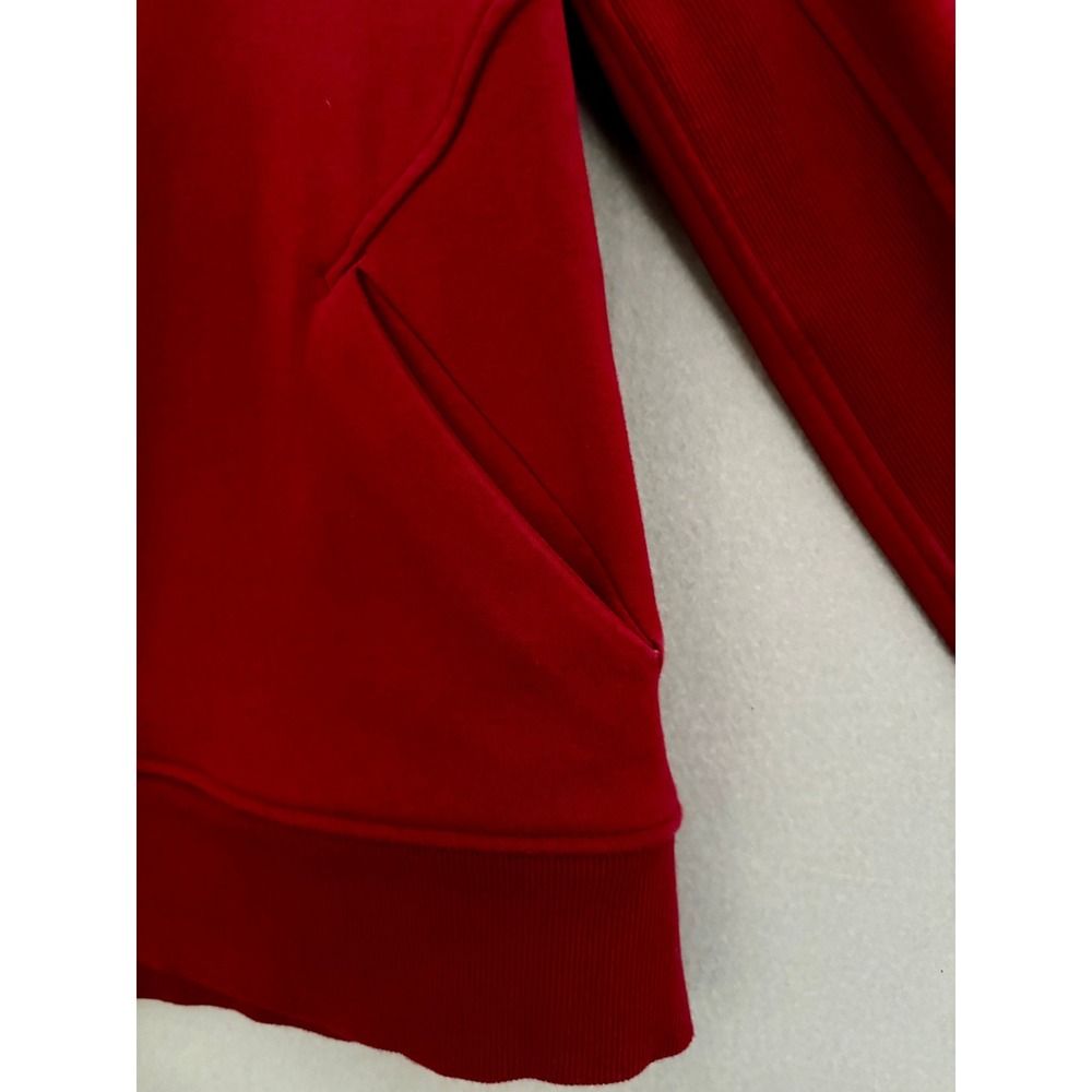 Athleta Women Hoodie Large Dark Red Zip Triumph Long Sleeve Thumbhole Jacket EUC - Picture 6 of 13